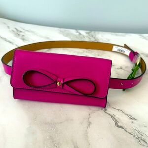 Kate Spade genuine leather adjustable belt bag. Perfect for the spring!